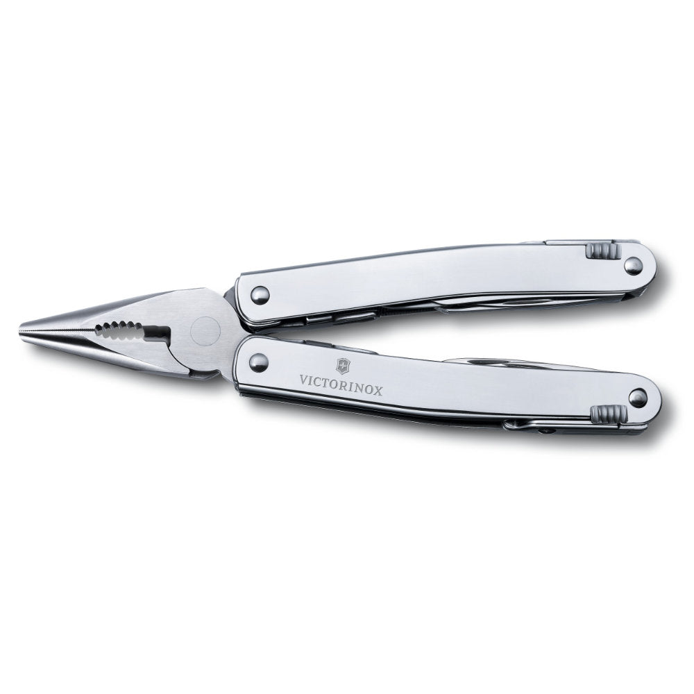 Victorinox SwissTool Spirit Plus Pointed Multi-tool with Leather Box Pouch